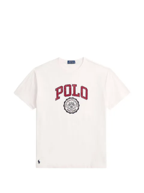 Polo Ralph Lauren custom slim-fit logo T-Shirt White 710B30185004
