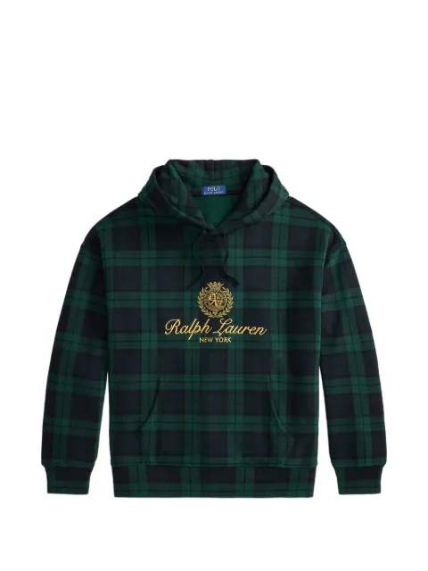 Polo Ralph Lauren checkered hoodie Green 710B28746001