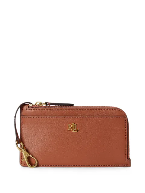 Lauren Ralph Lauren leather zip-around cardholder Brown 432P10421007
