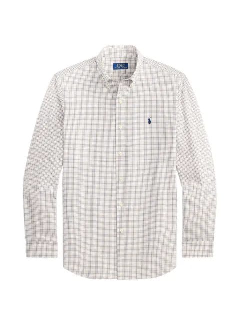 Polo Ralph Lauren check-pattern button-down shirt Neutrals 710B30251003