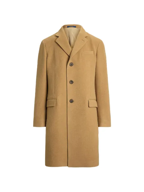 Polo Ralph Lauren single-breasted notched-lapels coat Brown 71598E11