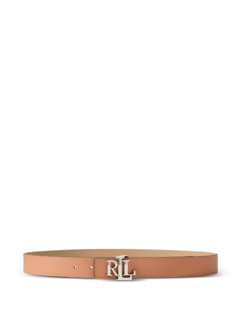 Lauren Ralph Lauren logo-plaque reversible belt Neutrals 412909E11
