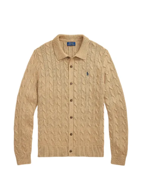 Polo Ralph Lauren cable-knit cotton cardigan Neutrals 710979E11