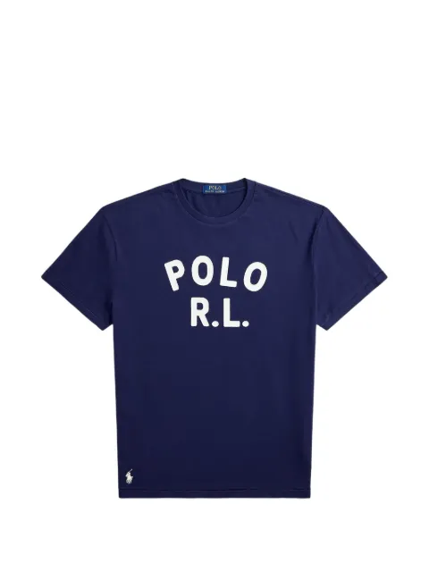 Polo Ralph Lauren logo jersey T-Shirt Blue 710B20222001