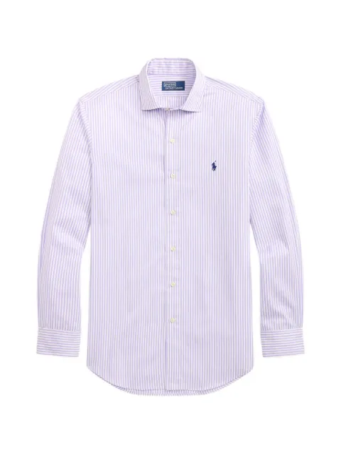 Polo Ralph Lauren custom fit striped poplin shirt Purple 710B22606003