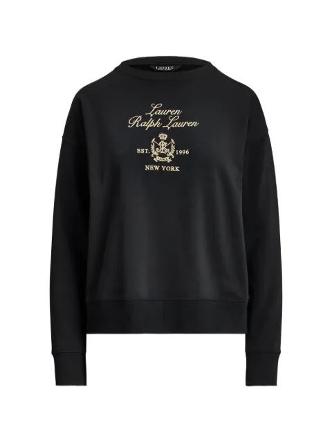 Lauren Ralph Lauren logo-print crew-neck sweatshirt Black 200P13944001