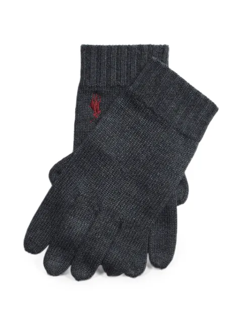 Polo Ralph Lauren Signature Pony wool gloves Grey 710886E11