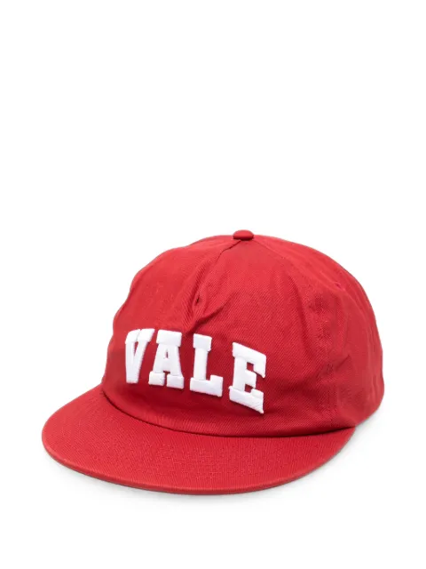 Vale logo-embroidered snapback cap Red CLASSICSNAPPERRED