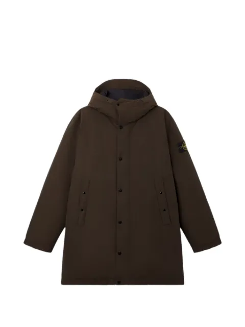 Stone Island 7100006 micro reps parka Brown L2S157100006S0A26