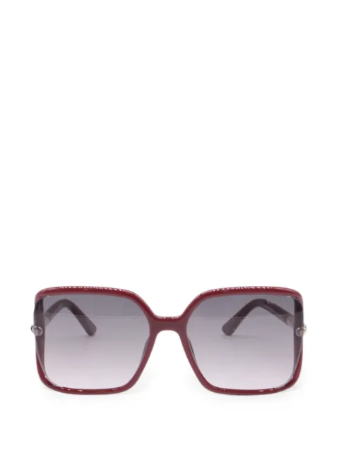 Tom Ford Vintage Solange-02 square sunglasses Red GILTPUUSAC780361W