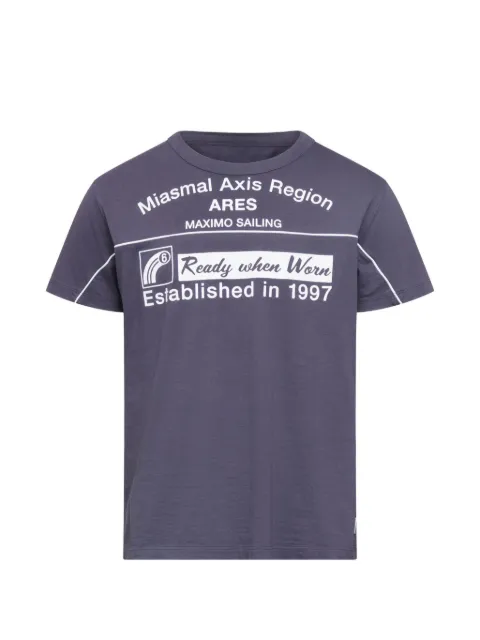 MM6 Maison Margiela Anagram print T-shirt Blue SH2GC0045M20048