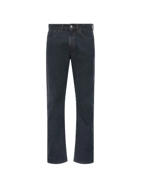 MM6 Maison Margiela belt-loop corduroy trousers Blue SH2LA0063M36077