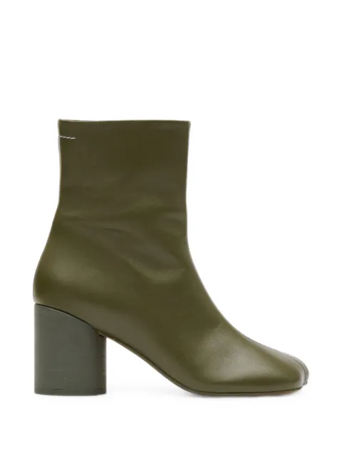 MM6 Maison Margiela Anatomic leather ankle boots Green S59WU0235P3628