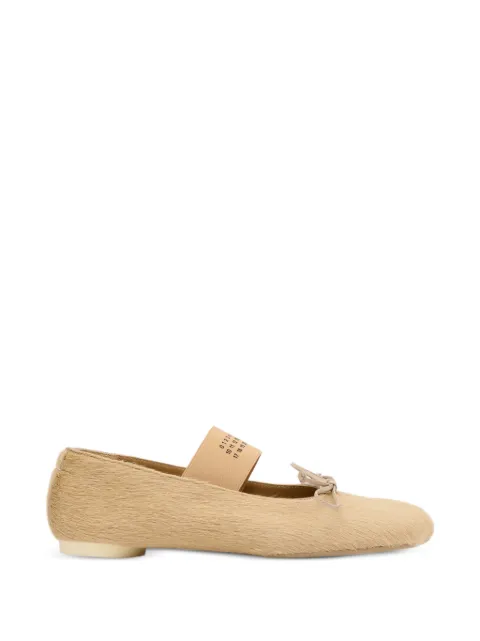 MM6 Maison Margiela Anatomic round-toe ballet flats Neutrals S66WZ0040P7868