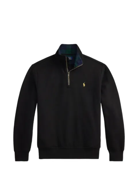 Polo Ralph Lauren Estate-rib quarter-zip pullover Black 710B28291001