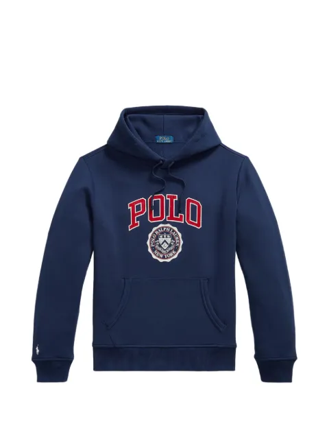 Polo Ralph Lauren logo fleece hoodie Blue 710B26149006
