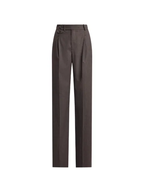 Polo Ralph Lauren pleated straight-leg trousers Grey 290P25483001