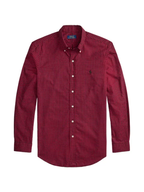 Polo Ralph Lauren gingham-check button-down shirt Red 710954E11