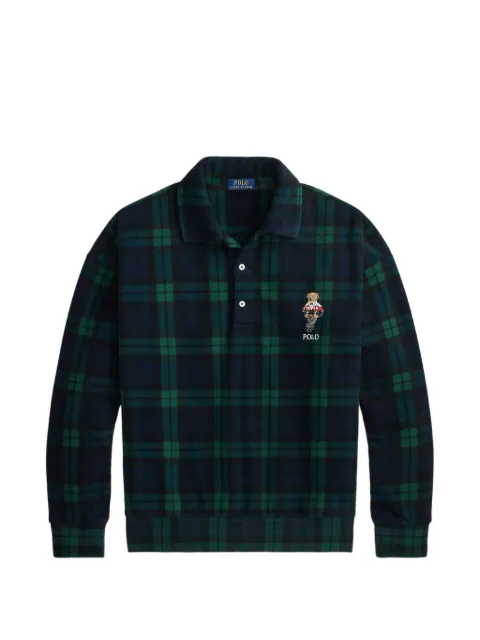 Polo Ralph Lauren Polo Bear check-pattern sweater Blue 710B28736001