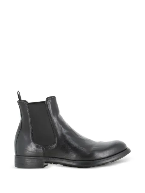 Officine Creative Chronicle elasticated-side leather boots Black CHRONICLE074