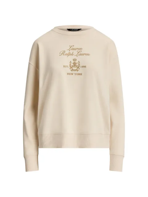 Lauren Ralph Lauren logo-embroidered sweater Neutrals 200P13944002