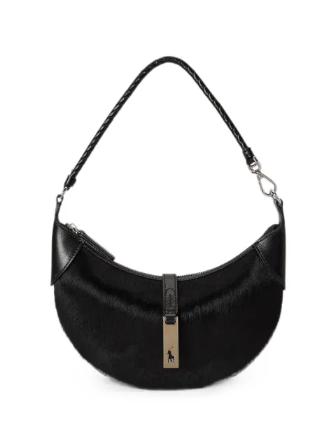 Polo Ralph Lauren Polo ID haircalf mini shoulder bag Black 428P14301001