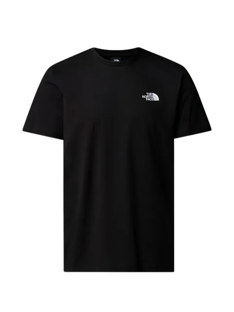 The North Face logo-print T-shirt Black NF0A8EGUET91