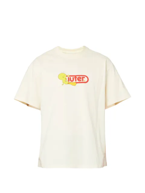IUTER graphic-print T-shirt Neutrals 23SITS52