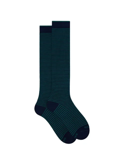 Gallo horizontal-stripe socks Blue AP102901
