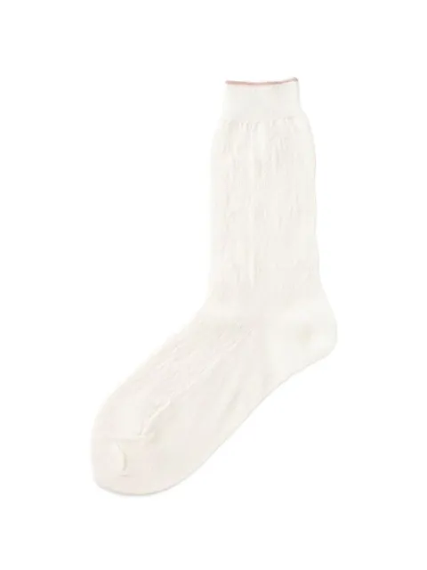Antipast pointelle-knit socks White ANP70D