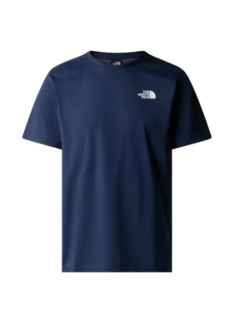 The North Face logo-print T-shirt Blue NF0A87NPI851
