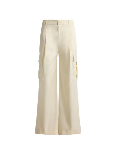 Lauren Ralph Lauren pleated wide-leg cargo pants Neutrals 200P13670003