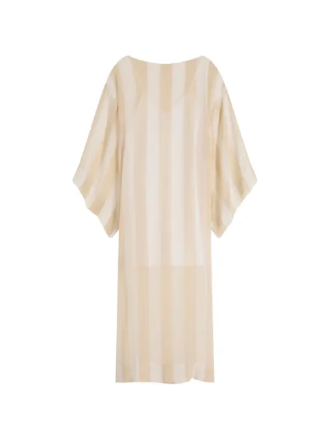 BONDI BORN Capri kimono-sleeve maxi dress Neutrals RTWDR10094SGECS