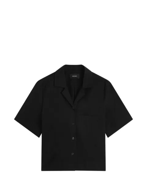 BONDI BORN Kyoto short-sleeve shirt Black RTWTO20035DCBLK