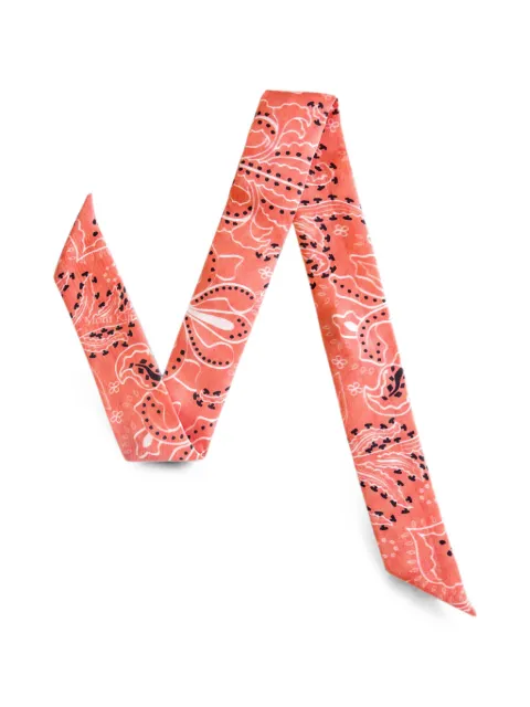Mont Kiji Azay silk wristband Orange WRIST