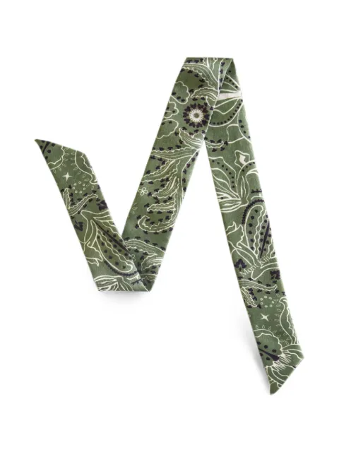 Mont Kiji Azay silk wristband Green WRIST