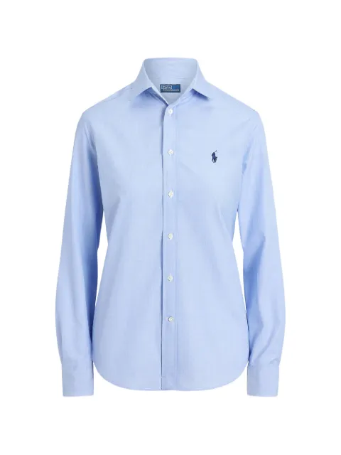 Polo Ralph Lauren slim-fit cotton poplin shirt Blue 211B23217001