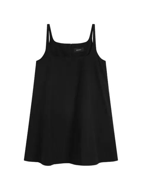 BONDI BORN Kyoto square-neck dress Black RTWDR10047DCBLK