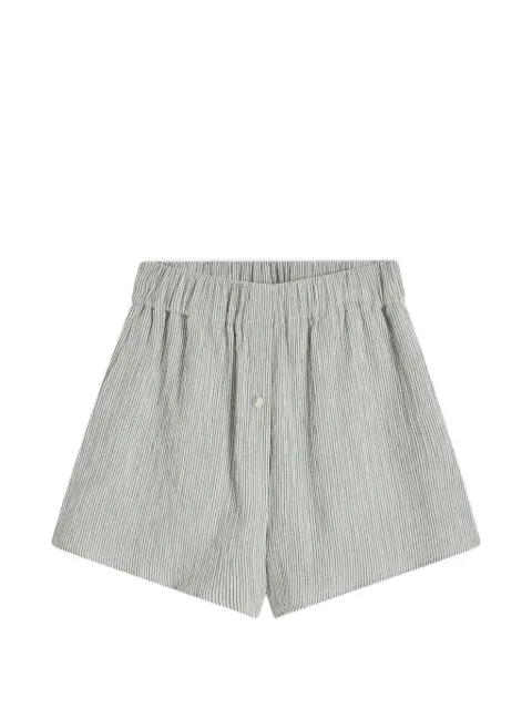 BONDI BORN Finn striped shorts White RTWSH40005CCLEF