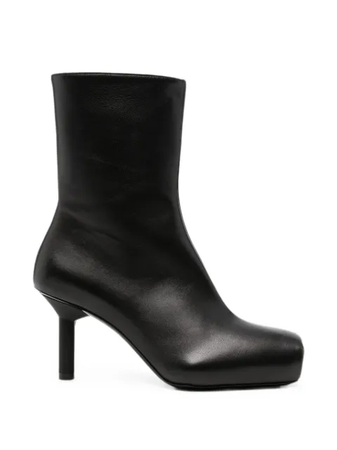 ALAINPAUL square-toe ankle boots Black APSHOE06107