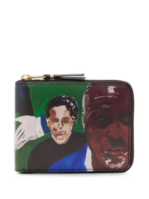 Comme Des Garçons Wallet Henry Taylor zip-around wallet Green SA7100HT001