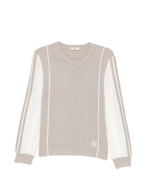 LIU JO round-neck sweater Neutrals TF6161MS49I