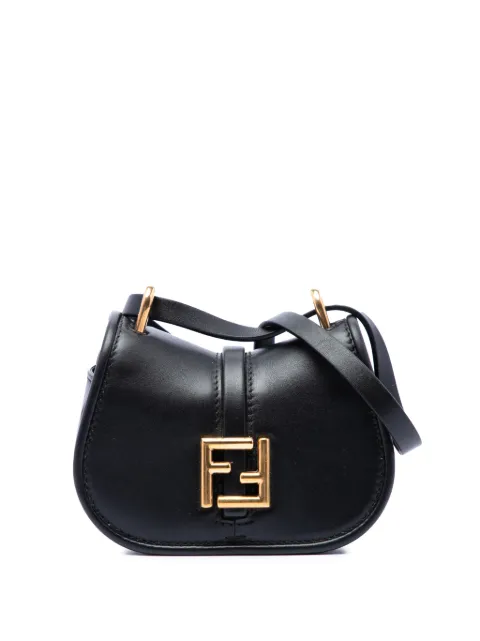 Fendi Pre-Owned 2010-2024 Nano Leather FF C mon crossbody bag Black FOHFFL12R64ISA19