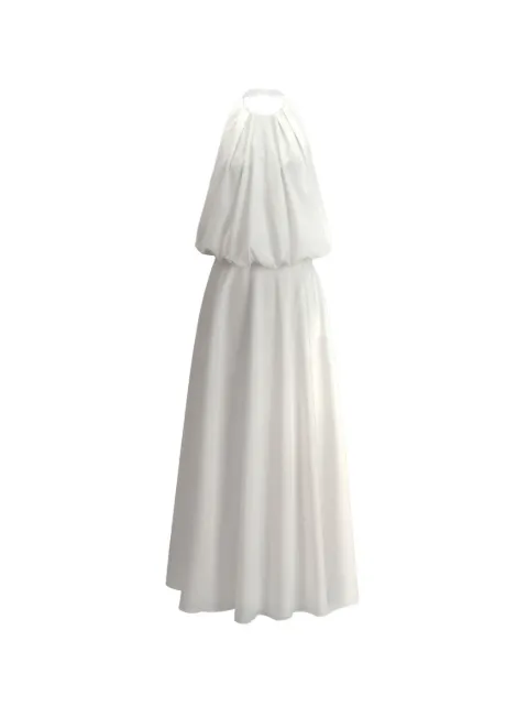 THE ARKOW Lily halterneck maxi dress White TAR037C0BA