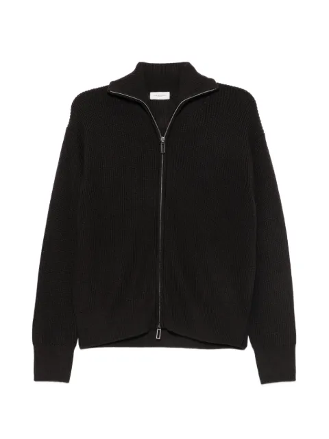 Paolo Pecora ribbed-knit zip-up sweater Brown A032F0092358