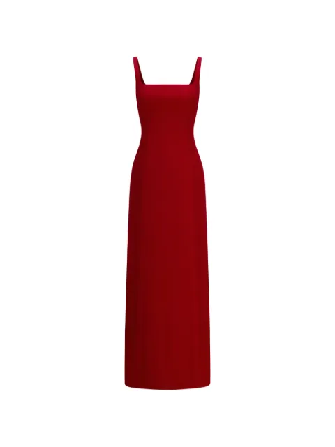 THE ARKOW Wanda crepe maxi dress Red TAR030C5BA