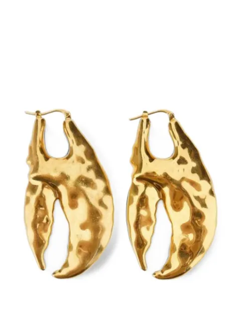 Jacquemus hammered-effect earrings Gold 26HJWW00808AOT4062