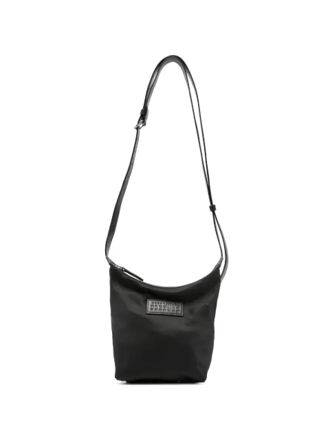 MM6 Maison Margiela logo-patch crossbody bag Black SB6WG0026DP9062