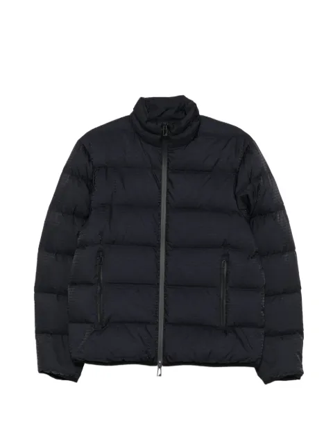 Emporio Armani logo-print quilted jacket Black EM004954AF15384UB118