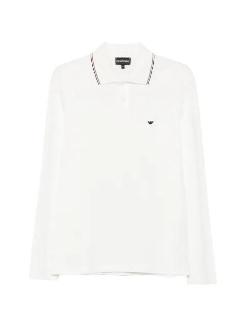 Emporio Armani long-sleeve polo shirt White EM004608AF23090